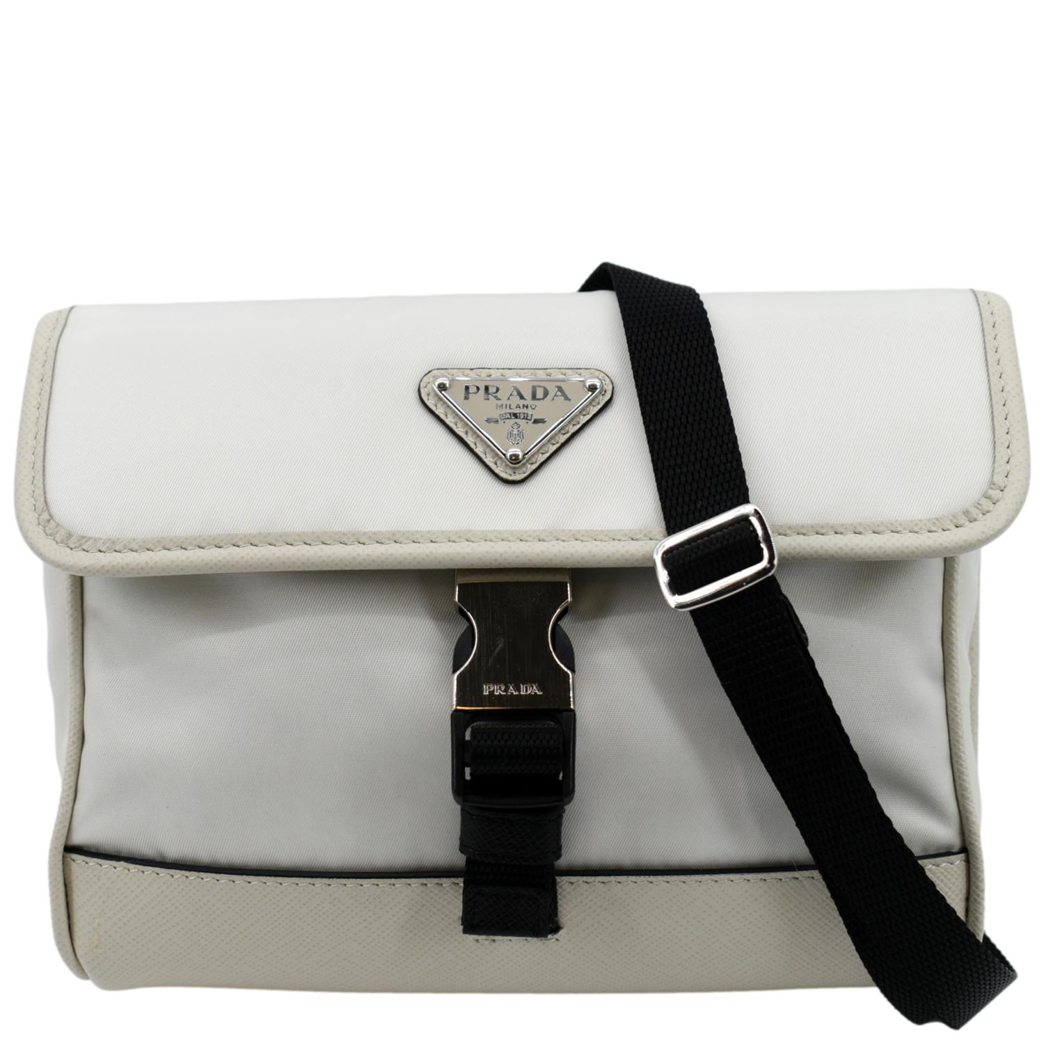 Prada Re Smartphone Case Shoulder Bag Leather Nylon Saffiano