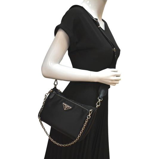 Prada Re Crossbody Bag Nylon Black Prada Nylon Crossbody