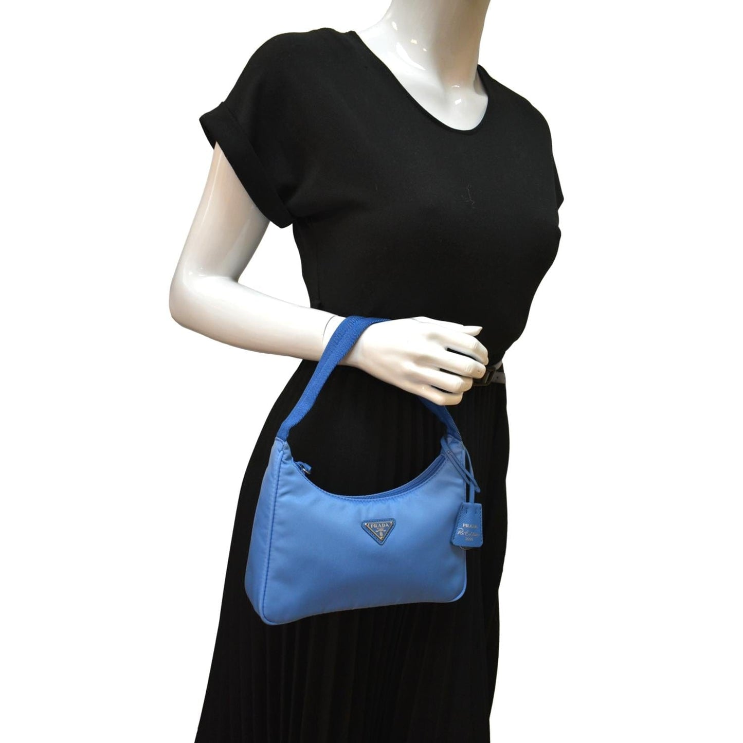 Prada Re Edition Hobo Bag Nylon Blue