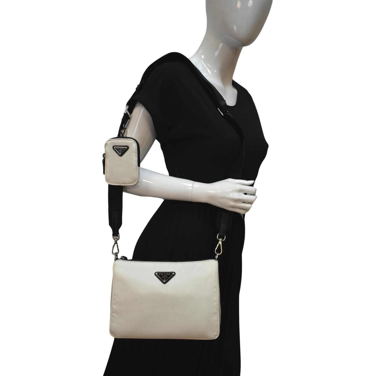 Re Crossbody Bag Leather Nylon