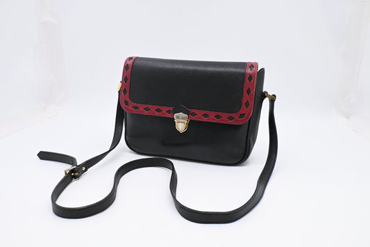 YSL Saint Laurent Crossbody In Leather Black Crossbody Bag