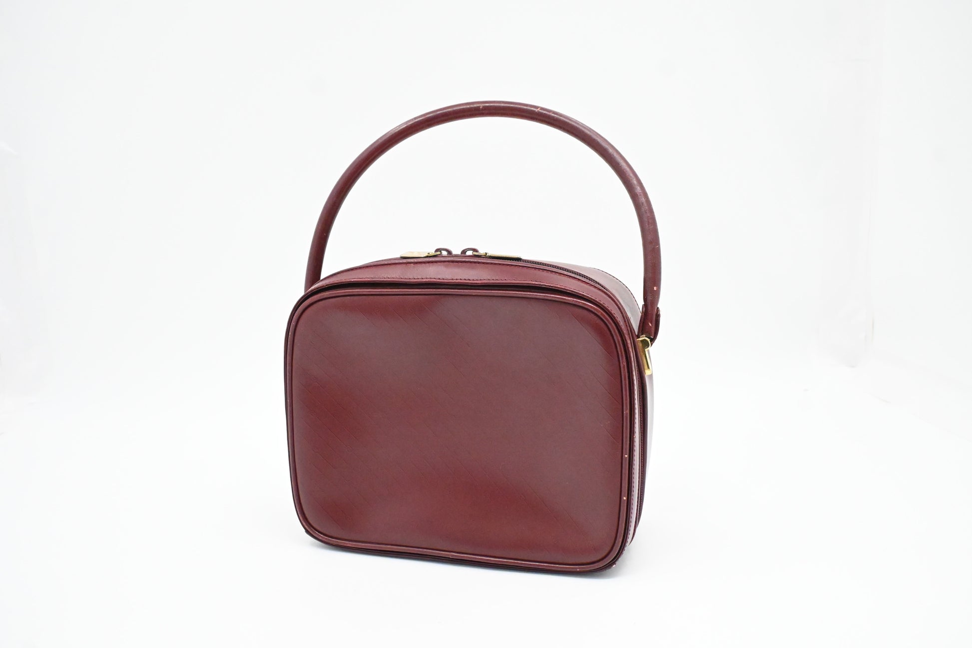 Gucci Burgundy Leather Handbag