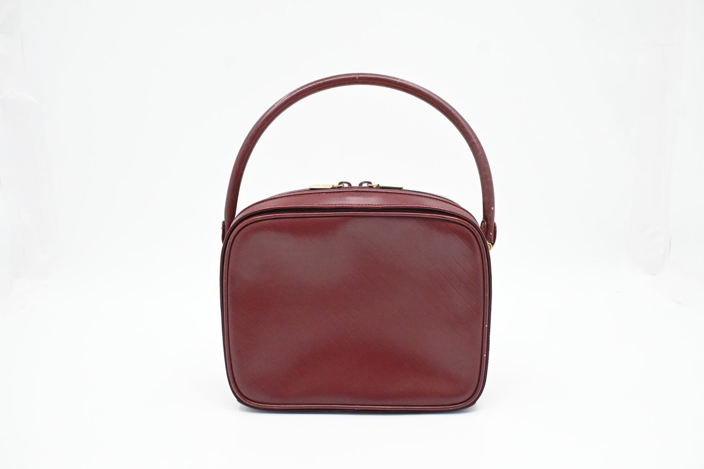 Gucci Burgundy Leather Handbag