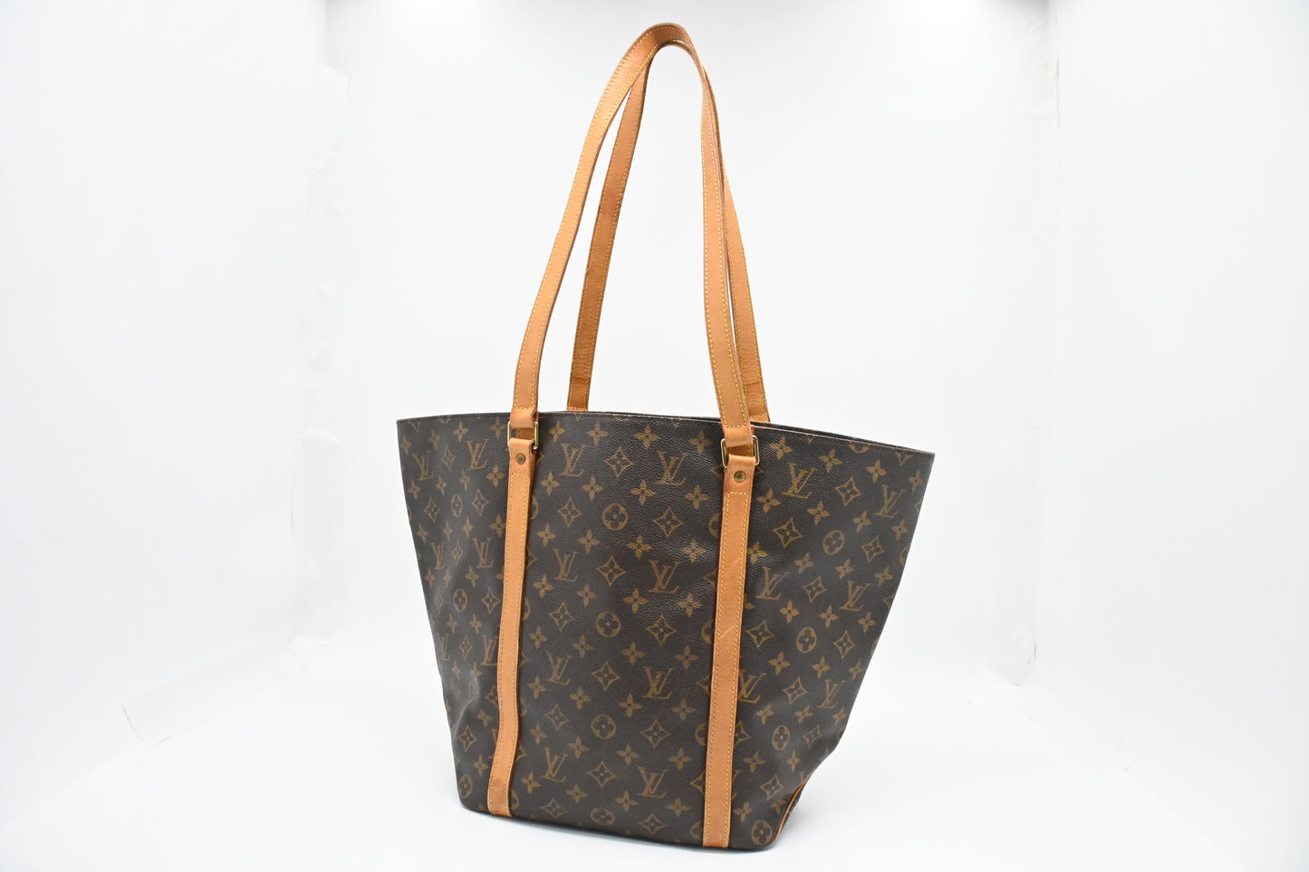 Louis Vuitton Sac Shopping 48 Monogram Canvas Handbag Canvas 6