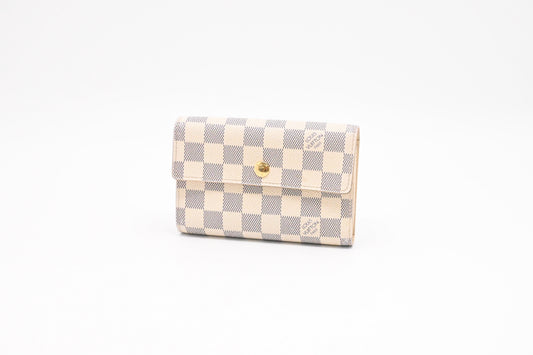 Louis Vuitton Alexandra Azur Damier Canvas Wallet Case