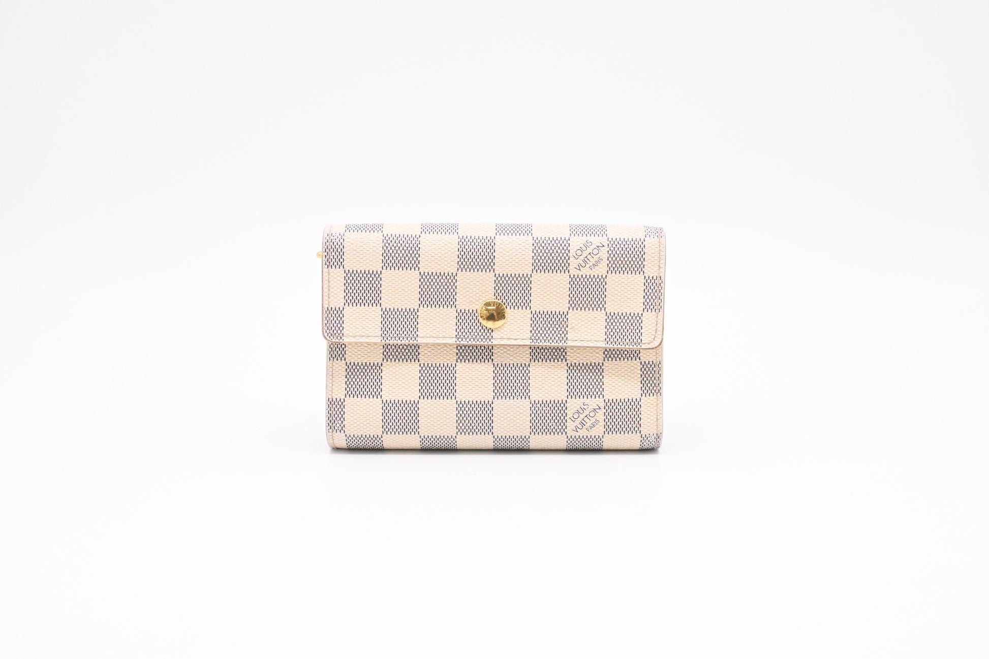 Louis Vuitton Alexandra Azur Damier Canvas Wallet Case