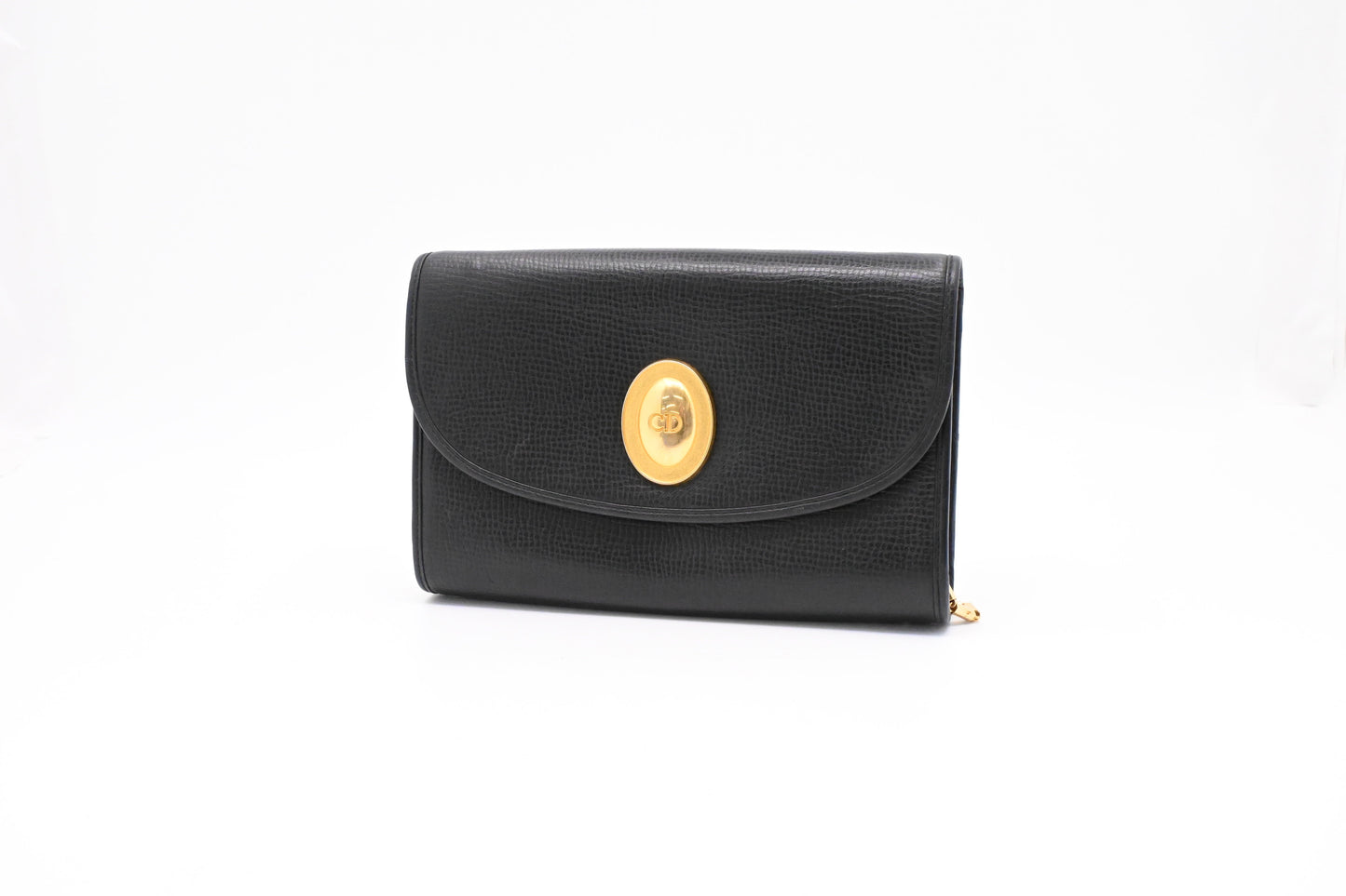 Dior Shoulder Bag In Leather Black