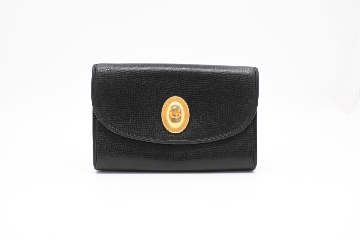 Dior Shoulder Bag In Leather Black