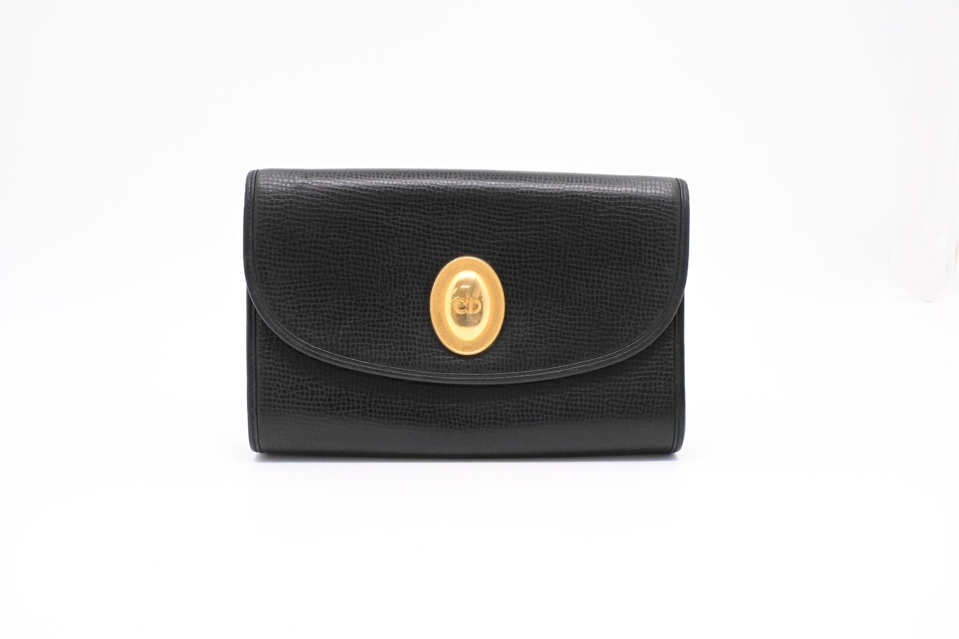 Dior Shoulder Bag In Leather Black