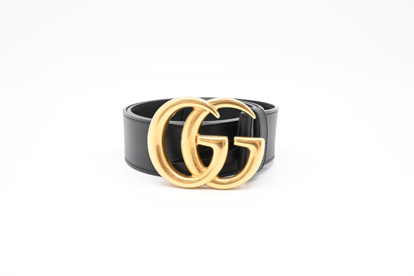 Gucci Black Leather 4 Belt
