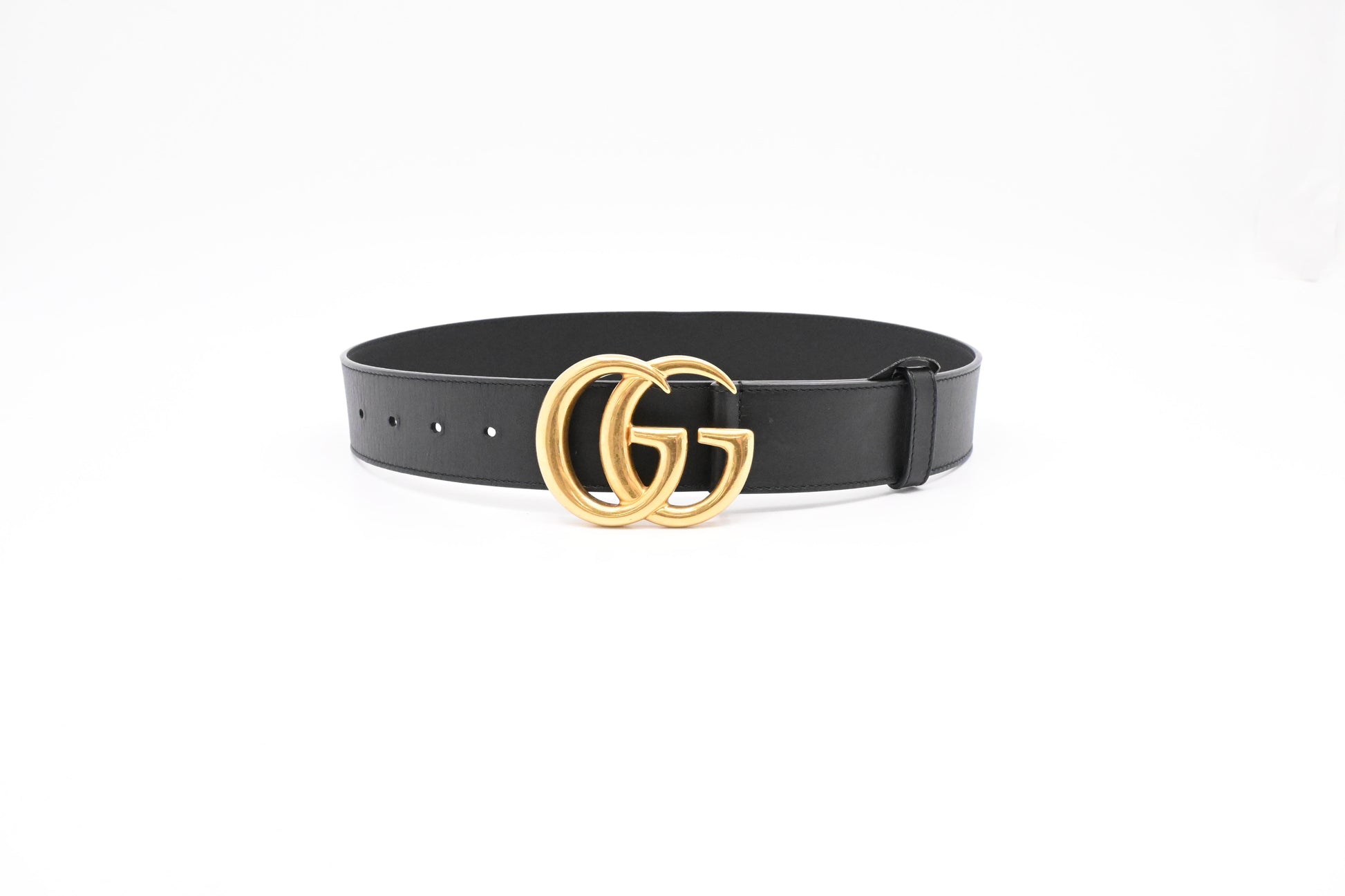 Gucci Black Leather 4 Belt