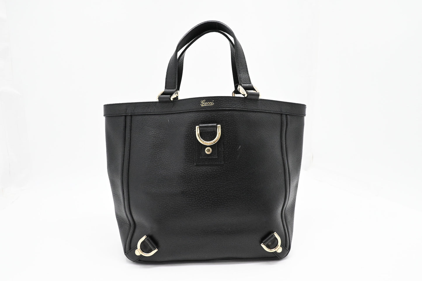 Gucci Black Leather 3 Handbag