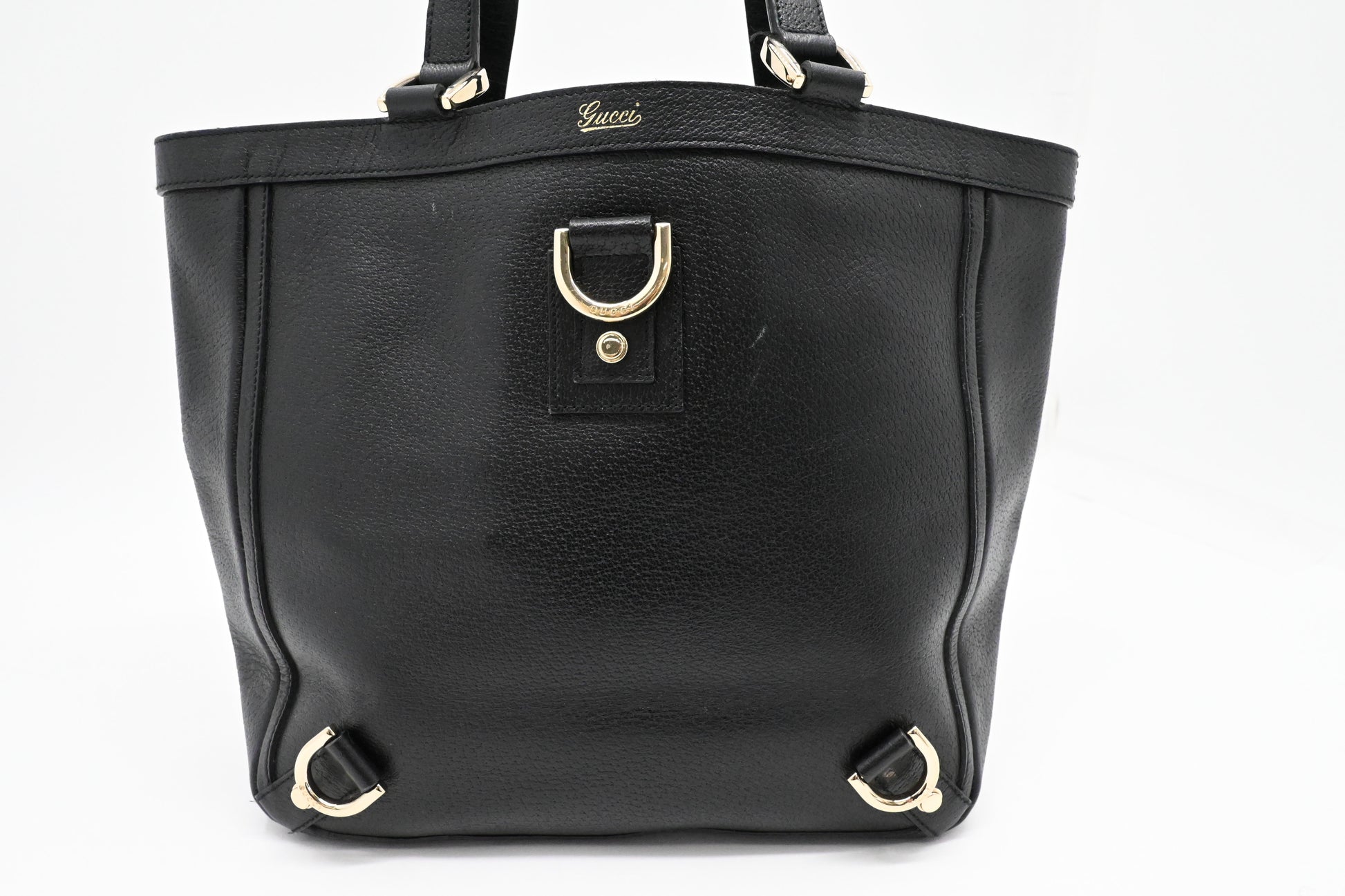 Gucci Black Leather 3 Handbag