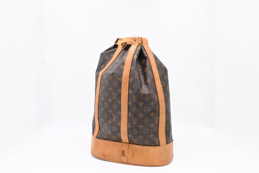 Louis Vuitton Randonnee Monogram GM Canvas Handbag Canvas 3