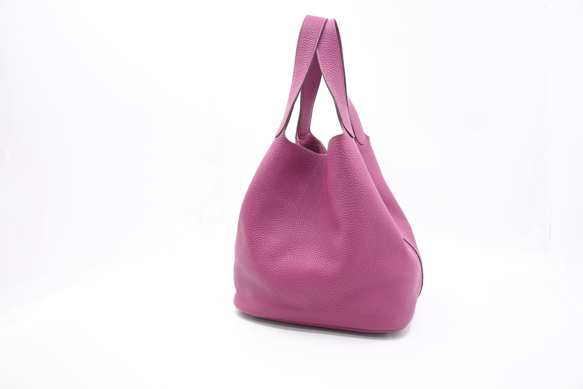 Hermes Picotin Lock In Rose Handbag Leather Travel Bag
