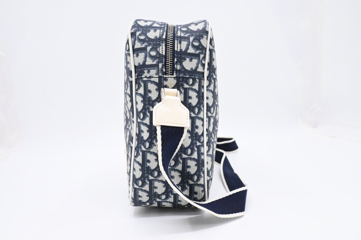 Dior Crossbody In Trotter Coated Handbag Canvas Blue Crossbody Bag