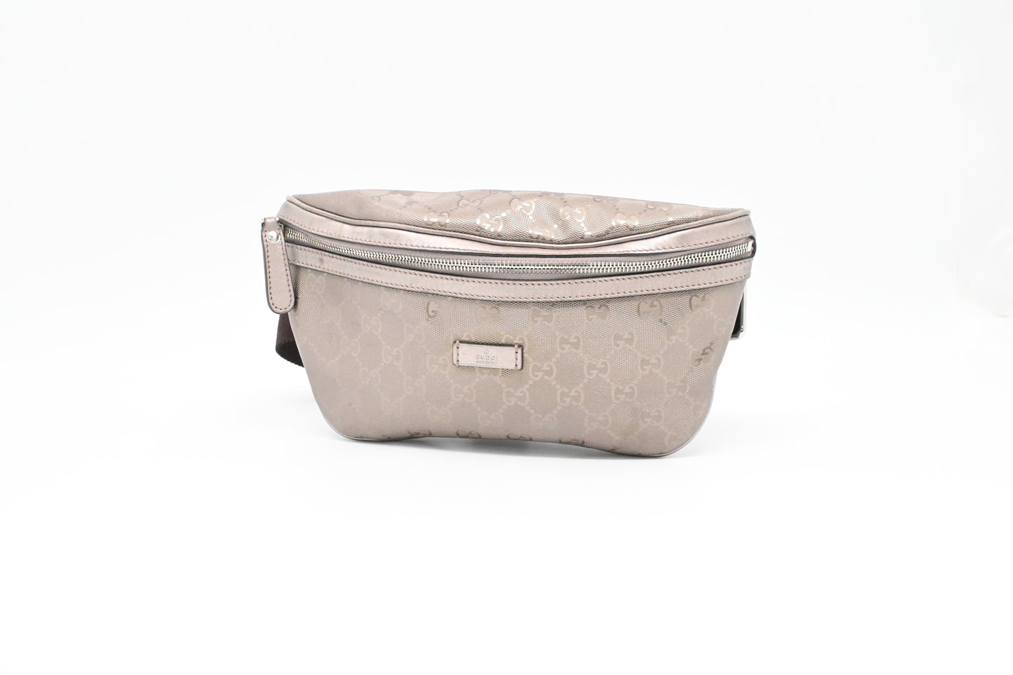 Gucci Bumbag - Imprime Canvas Pink Silver Handbag