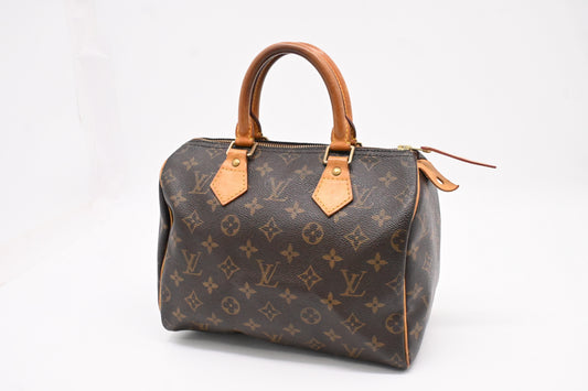 Louis Vuitton Speedy 25 Monogram Canvas Handbag Canvas 5
