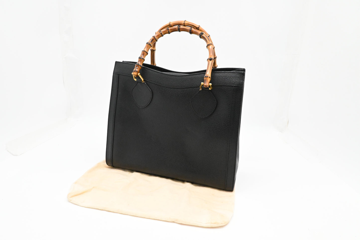 Gucci Diana Leather Black Medium Large Handbag
