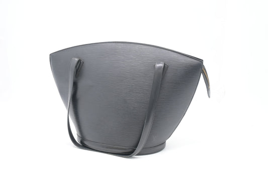 Louis Vuitton Saint Jacques Black GM Leather Epi Handbag