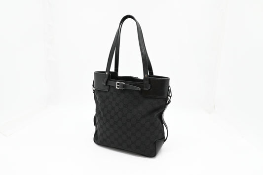 Gucci GG Canvas Black Shoulder Bag Canvas 3