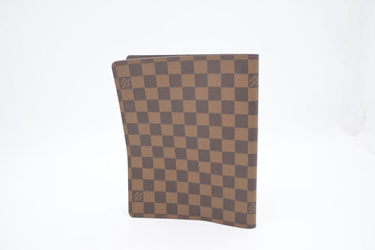Louis Vuitton Agenda Cover Ebene Damier Canvas Handbag