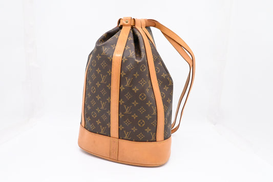 Louis Vuitton Randonnee Monogram GM Canvas Handbag Canvas 4