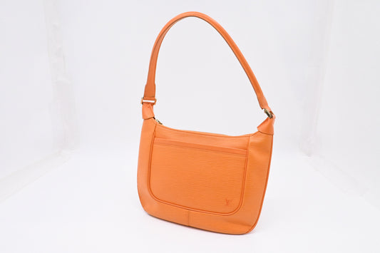 Louis Vuitton Matsy Epi Leather Orange Handbag