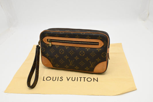 Louis Vuitton Marly Dragonne Monogram Canvas Key Chain Canvas 3