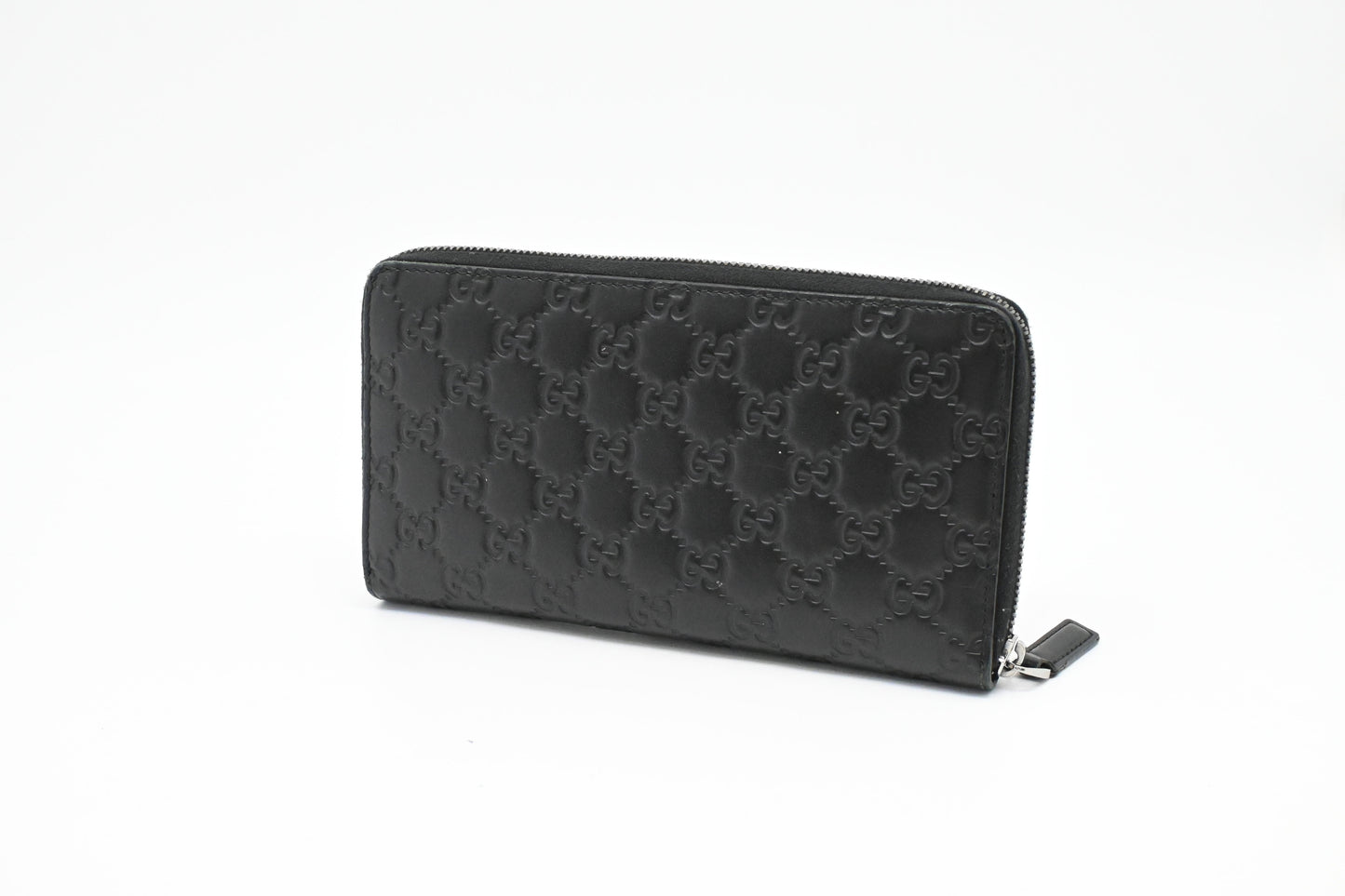 Gucci Zippy Organizer Guccissima Leather Black Handbag