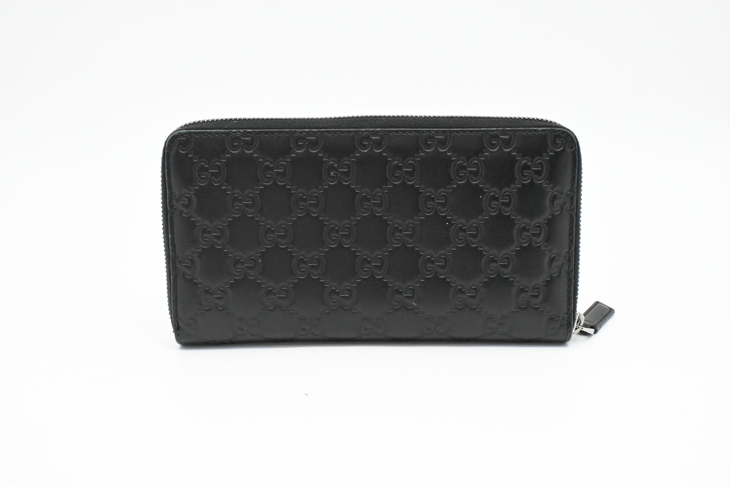 Gucci Zippy Organizer Guccissima Leather Black Handbag