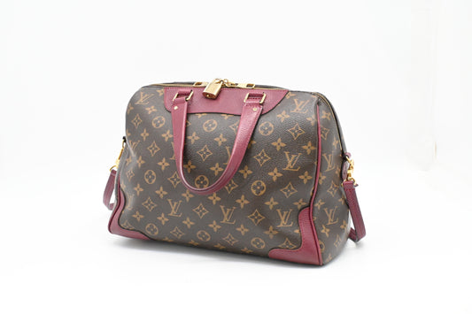 Louis Vuitton Retiro NM Aurore Monogram Canvas Leather Handbag Leather 2