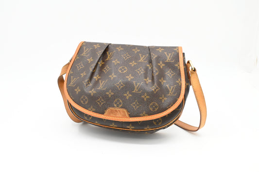 Louis Vuitton Menilmontant PM Monogram Canvas Handbag