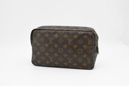 Louis Vuitton Trousse 28 Monogram Canvas Handbag Canvas 9