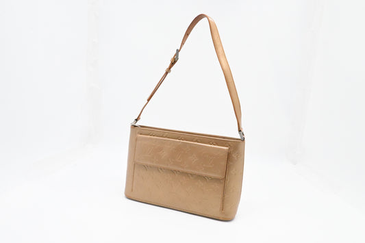 Louis Vuitton Allston Matt Leather Brown Handbag
