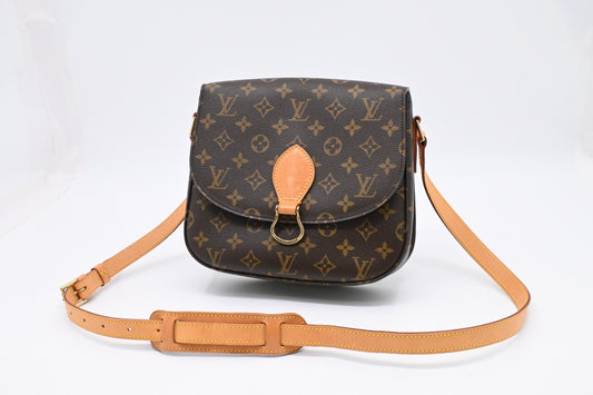 Louis Vuitton Saint Cloud Monogram GM Canvas Handbag Canvas 2