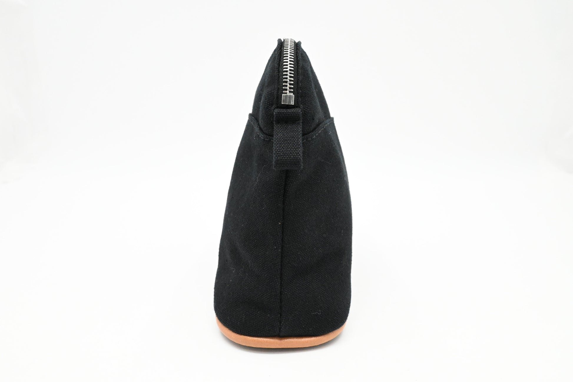Hermes Bolide Pouch In Handbag Canvas Black Travel Bag