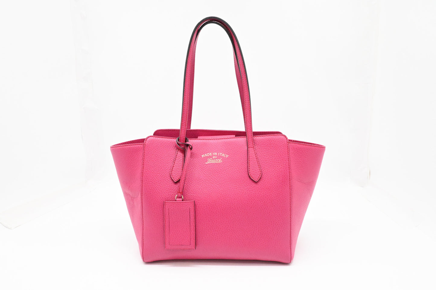 Gucci Pink Leather Tote Bag