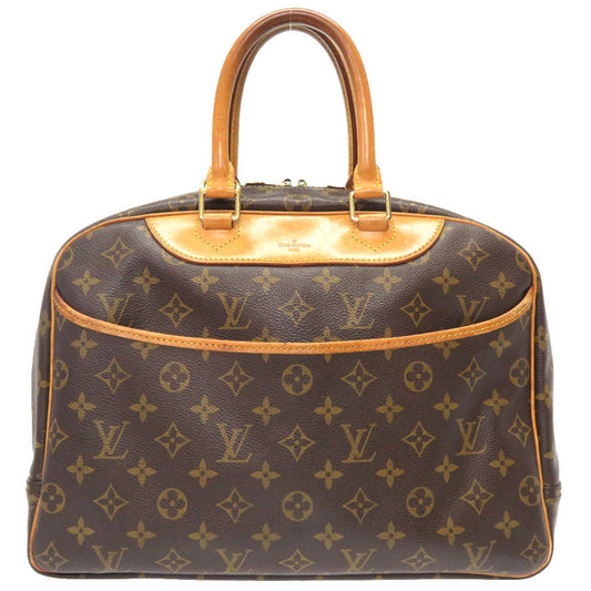 Louis Vuitton M47270 Deauville Monogram Canvas Brown Handbag