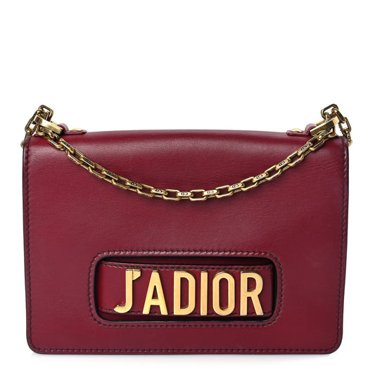 Dior Handbag Christian Calfskin J'A Bag Leather Red Chain Shoulder Bag