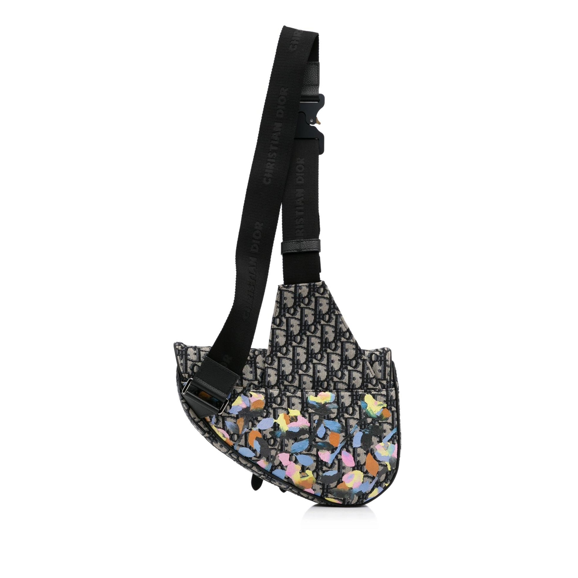 Dior Alex Foxton Oblique Saddle Crossbody Bag Shg 9Mrcrm