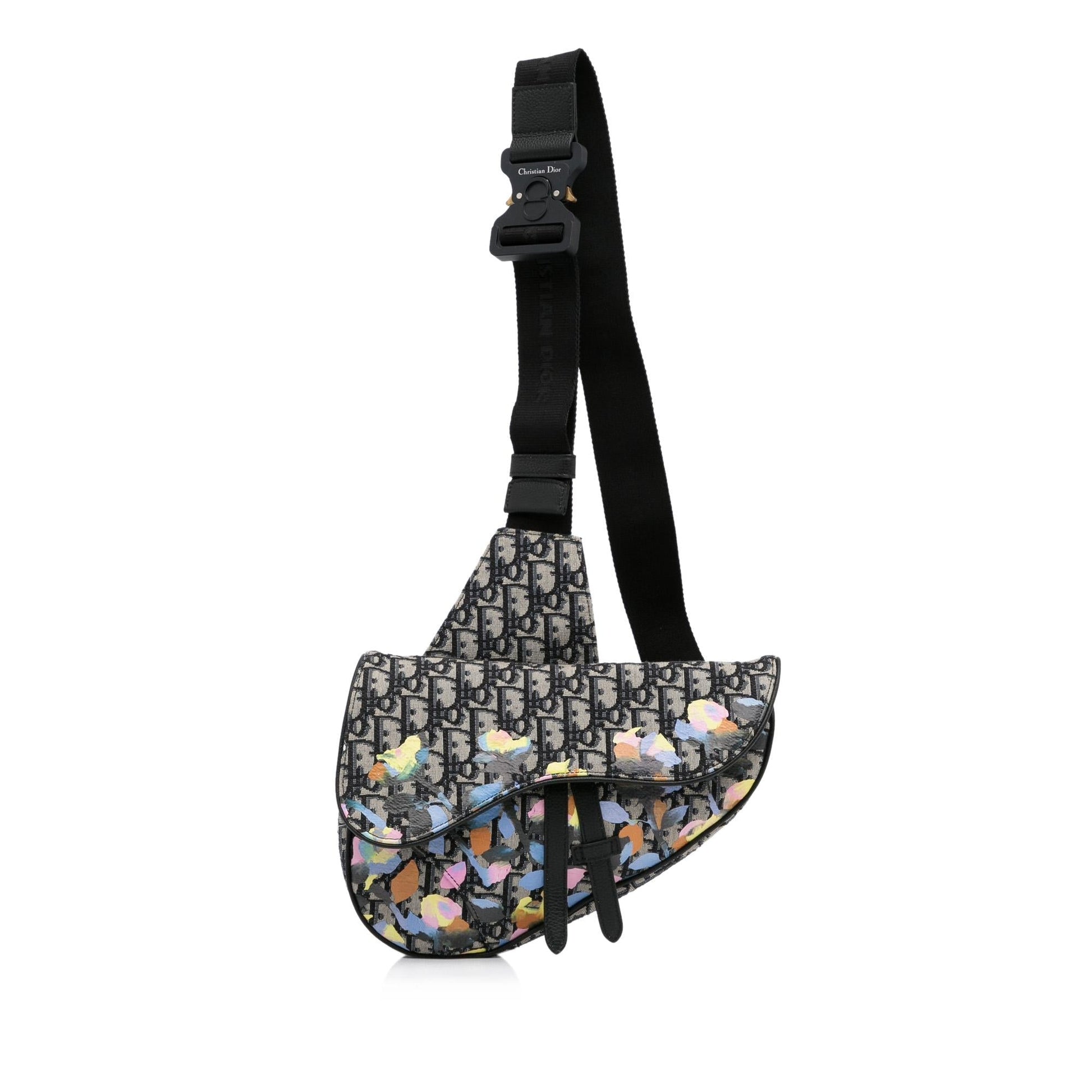 Dior Alex Foxton Oblique Saddle Crossbody Bag Shg 9Mrcrm
