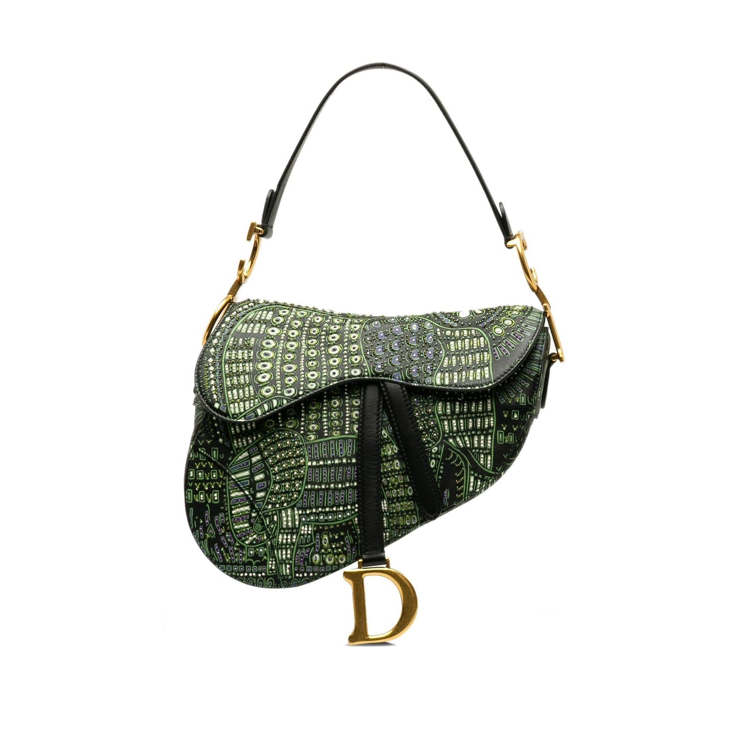 Dior Animals Beaded Saddle Shg Oos8Ku Shoulder Bag