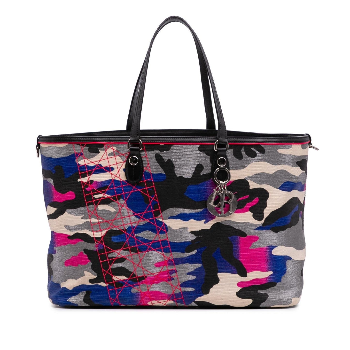 Dior Anselm Reyle Camoflage Tote Canvas Large Tote Bag Camoflage Tote 1