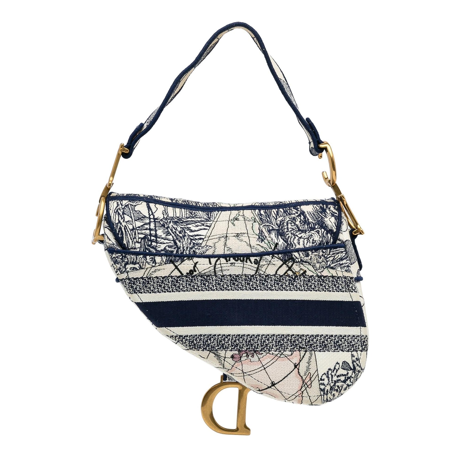 Dior Around The World Saddle Bag Shg Te9X45 Shoulder Bag