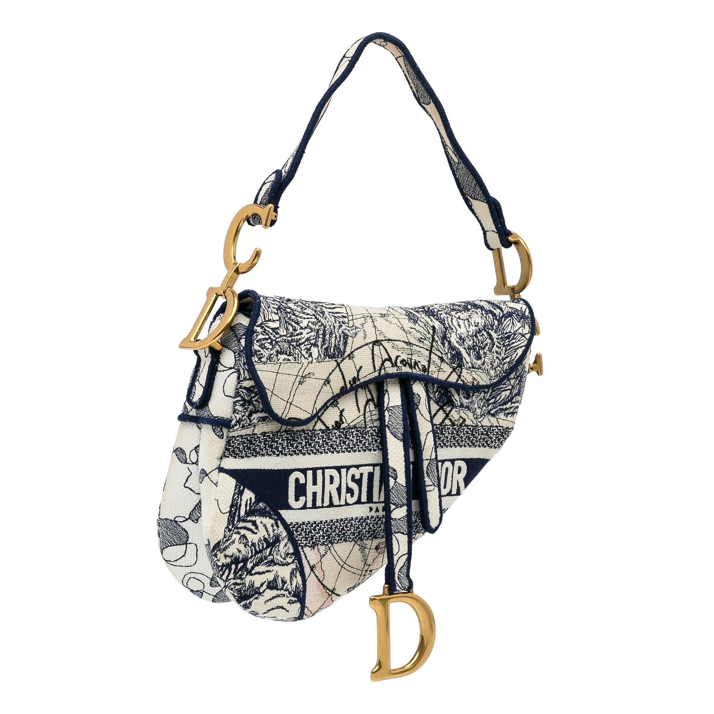 Dior Around The World Saddle Bag Shg Te9X45 Shoulder Bag