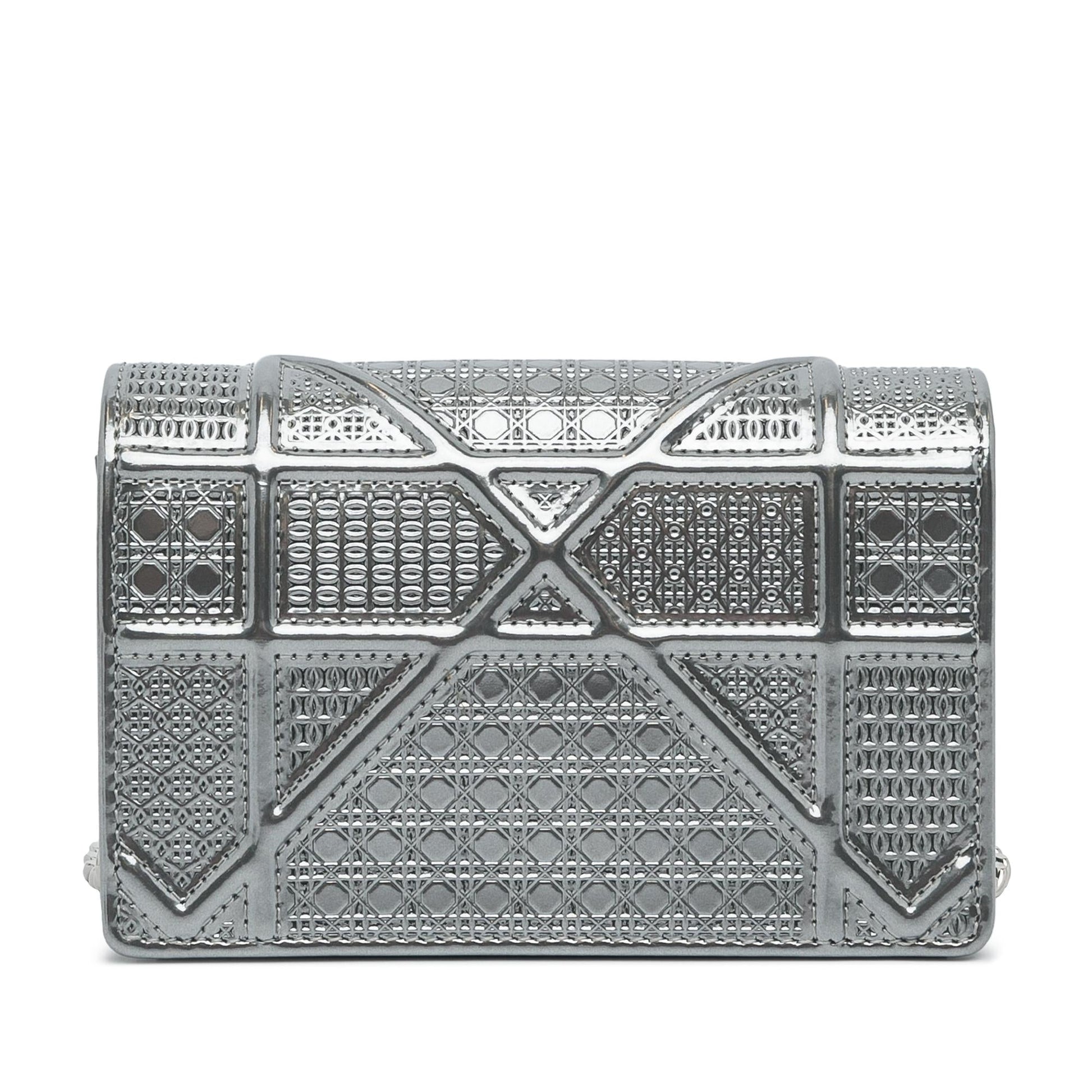 Dior Microcannage ama Crossbody Bag Shg Wepvth Patent Baby