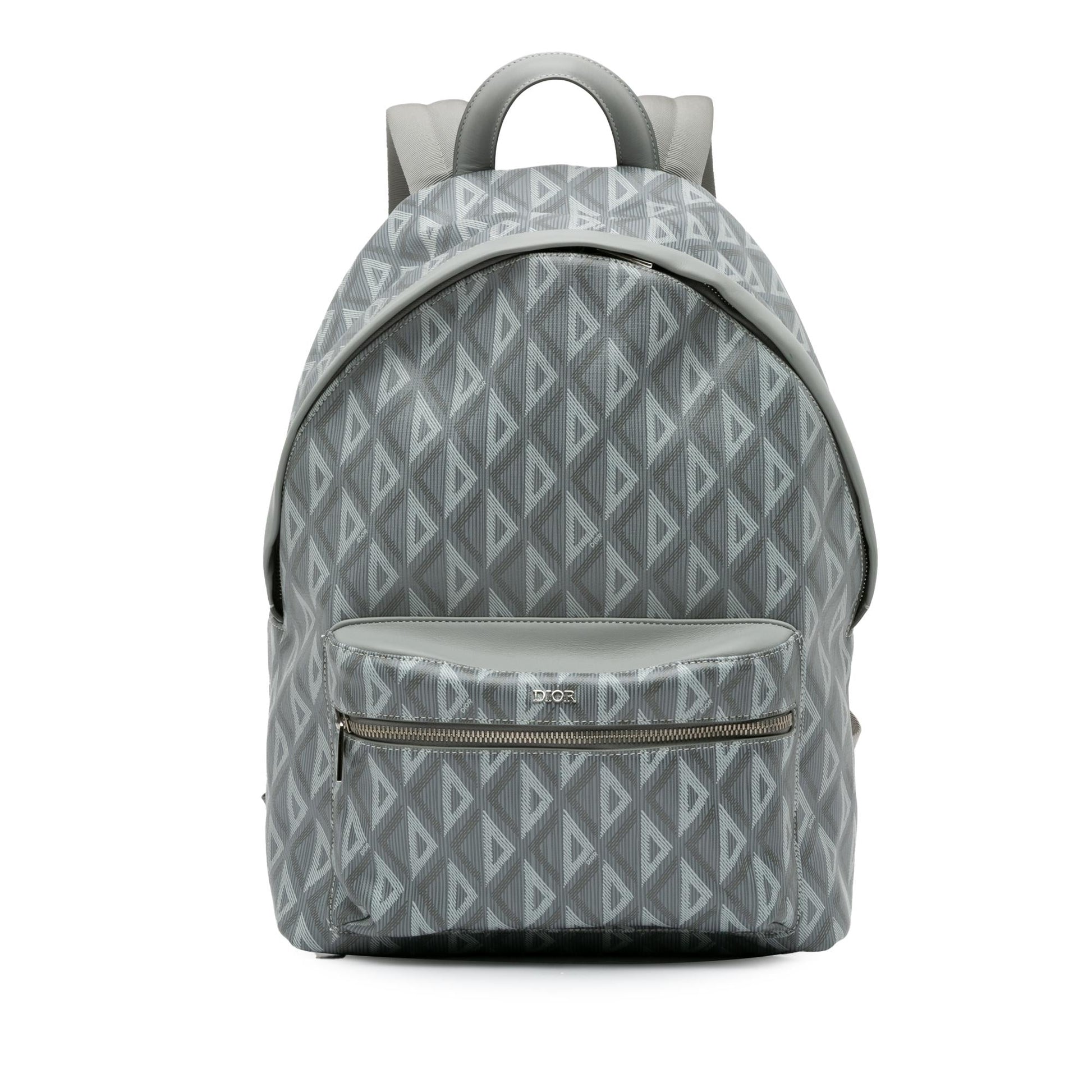 Dior Cd Diamond Rider Zipped Backpack Shg