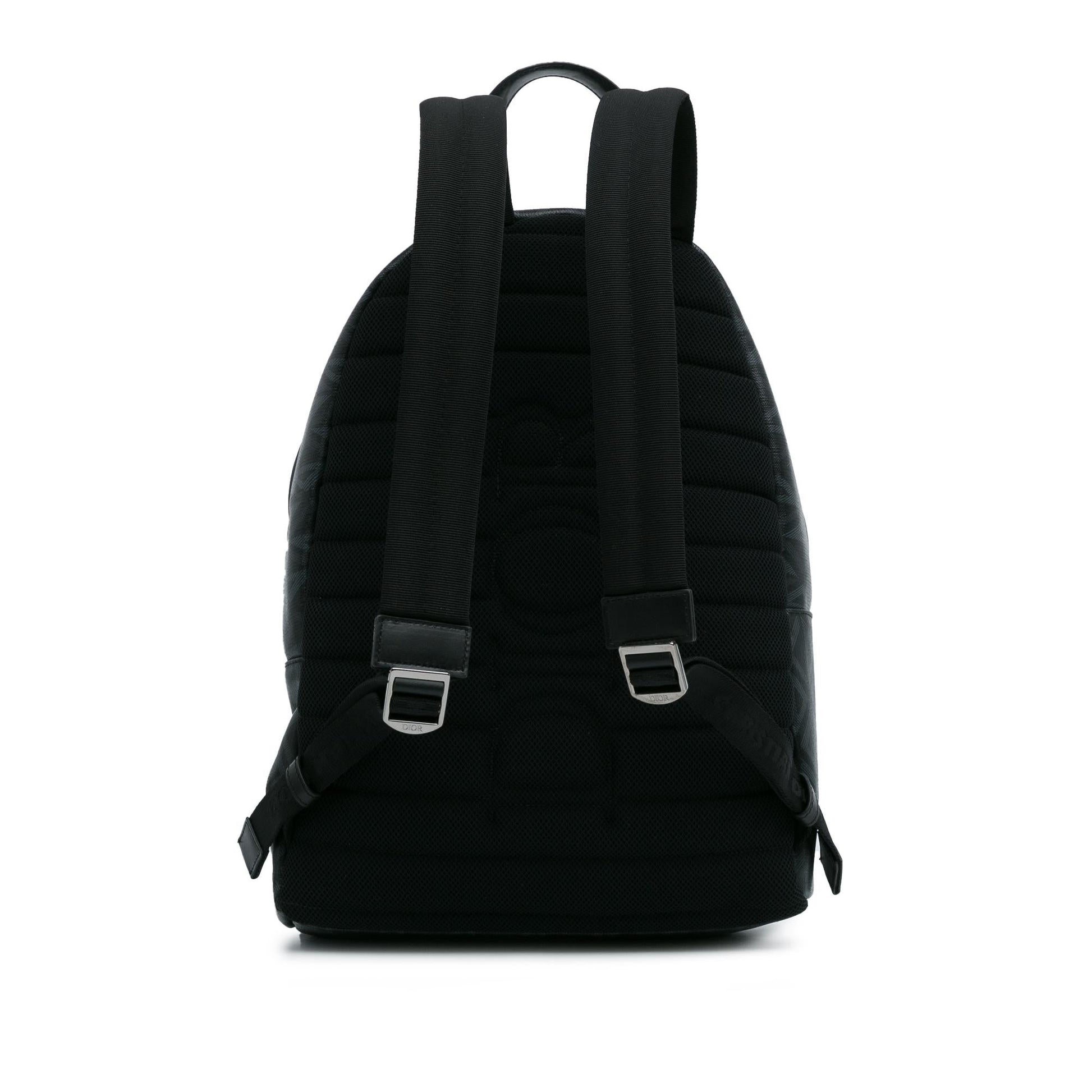 Dior Cd Diamond Rider Zipped Backpack Shg Pzmqfw