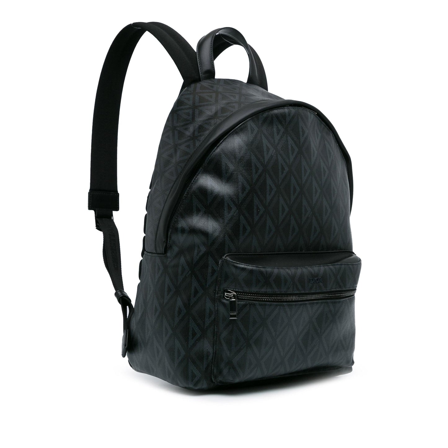 Dior Cd Diamond Rider Zipped Backpack Shg Z1B62D